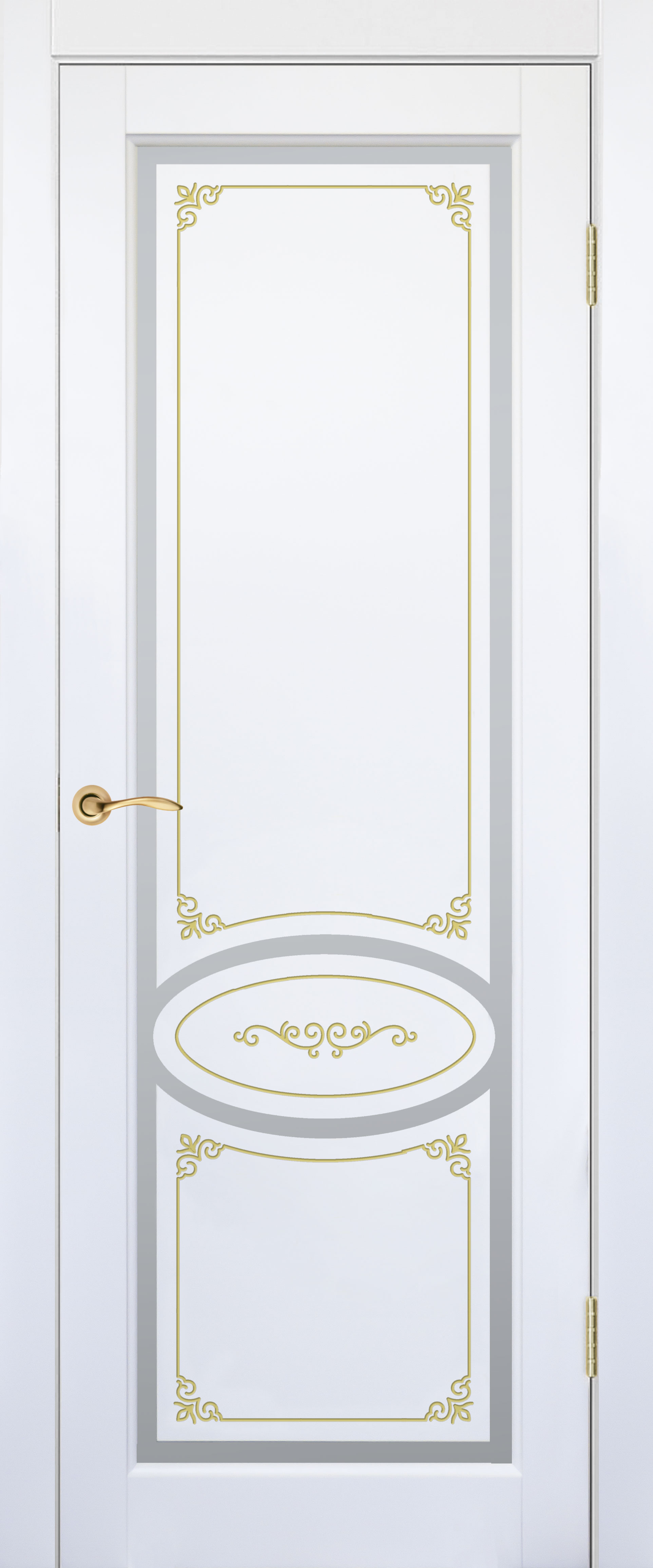 Фото железная дверь Зарина 3 ДГОФ 1 патина золото Аргус